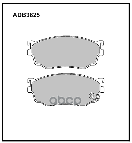 Колодки Тормозные Передние ALLIED NIPPON арт. ADB3825