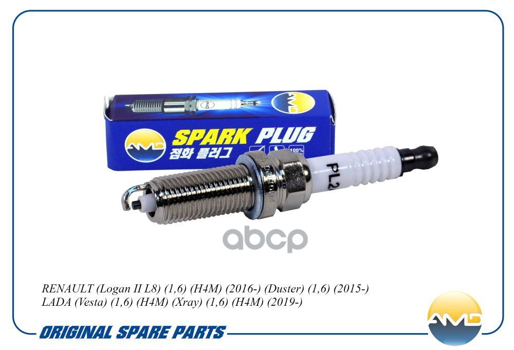 Свеча зажигания (Nickel) RENAULT Logan II L8, 1,6, H4M, 2016-, Duster, 1,6, 2015-, Kaptur, 1,6, 2016-, Arkana, 1,6, 2019-, LA...