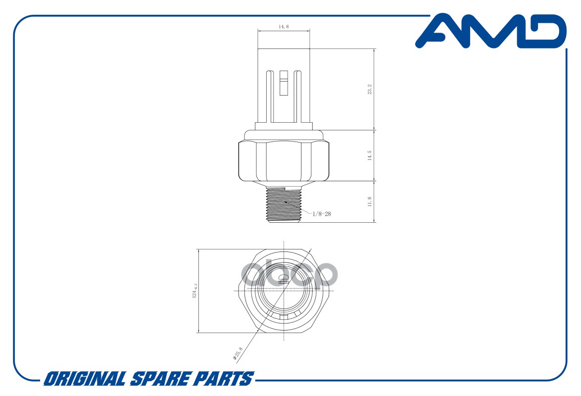 Датчик давления масла HYUNDAI Solaris II, 1,4, 2017-, KIA Rio IV, 1,4, 2017- AMDSEN229 AMD арт. AMDSEN229