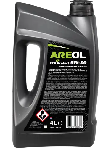 AREOL Масло Моторное Areol Eco Protect 5W-30 Синтетическое 4 Л 5W30ar019