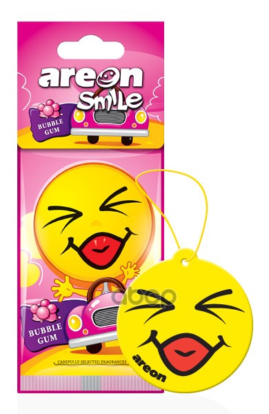 Ароматизатор Areon Smile Ring Bubble Gum Asd12 Areon Asd12 AREON арт. ASD12