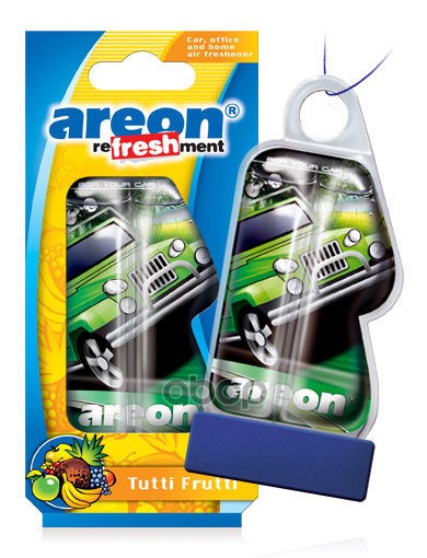 Ароматизатор Подвесной Гелевый "Refreshment Liquid" Tutti Frutti AREON арт. LC04