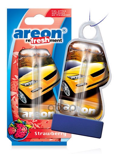 Ароматизатор Подвесной Гелевый "Refreshment Liquid" Strawberry AREON арт. LC15