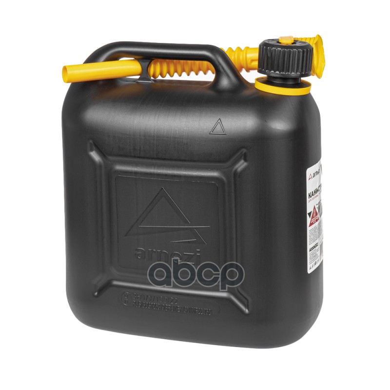 Канистра 10л для топлива пластиковая, с лейкой / черная ARNEZI A1006322 ARNEZI арт. A1006322