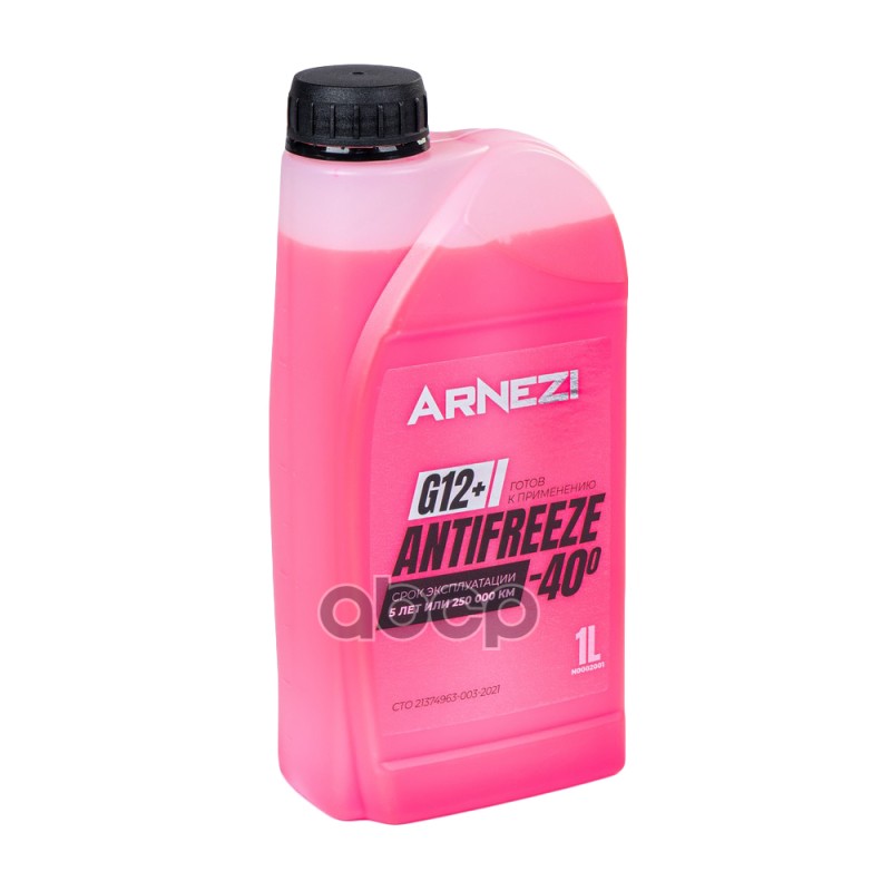 Антифриз ARNEZI Red G12+ готовый -40 красный 1 л N0002001 ARNEZI арт. N0002001