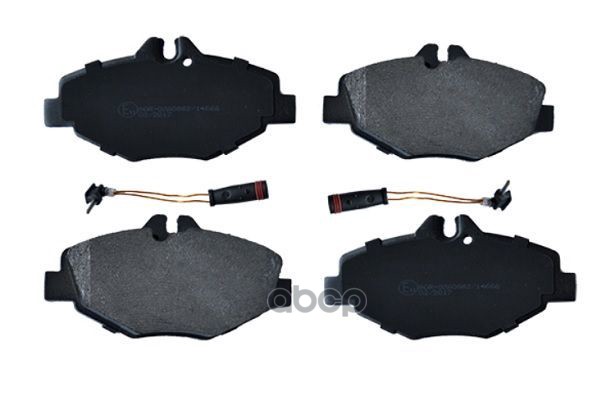 Тормозные колодки перед. MERCEDES E-CLASS (W211) E 220 CD ASAM-SA арт. 55352