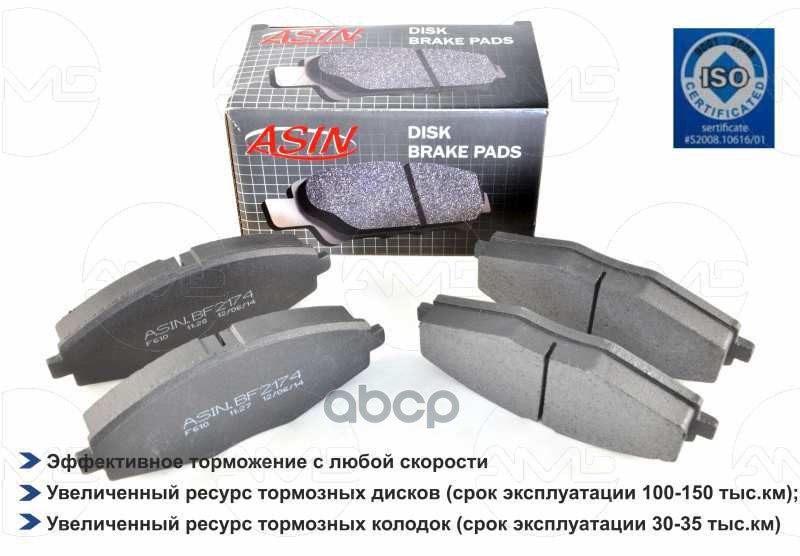 Колодка дискового тормоза ASINBF2174 ASIN арт. ASINBF2174