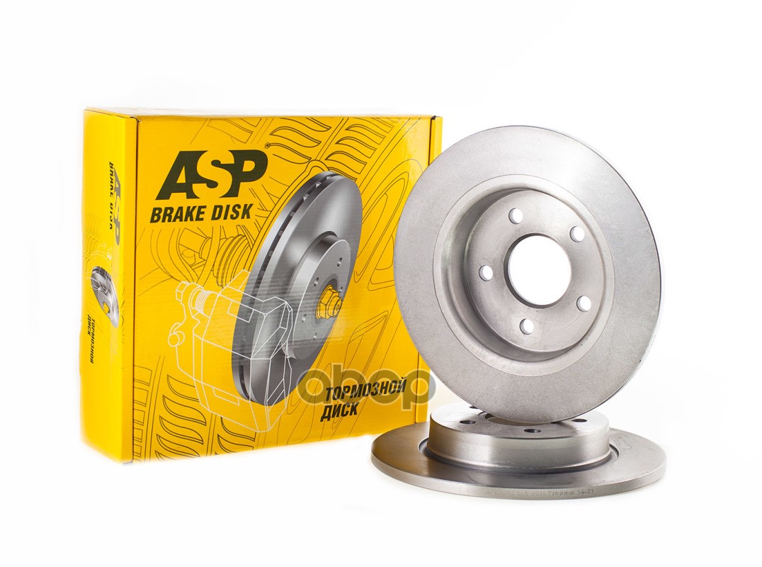 Диск тормозной задний FORD Focus III 2011-> /D=270mm ASP 020212 ASP арт. 020212