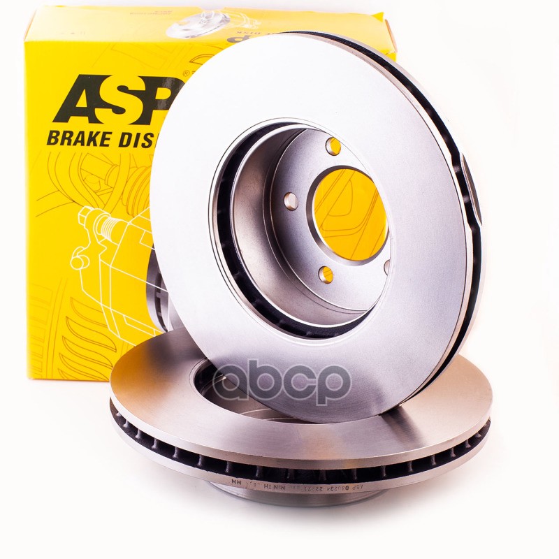 Тормозной диск BMW E60 04> передний, вентилируемый D=324 ASP 030234 ASP арт. 030234