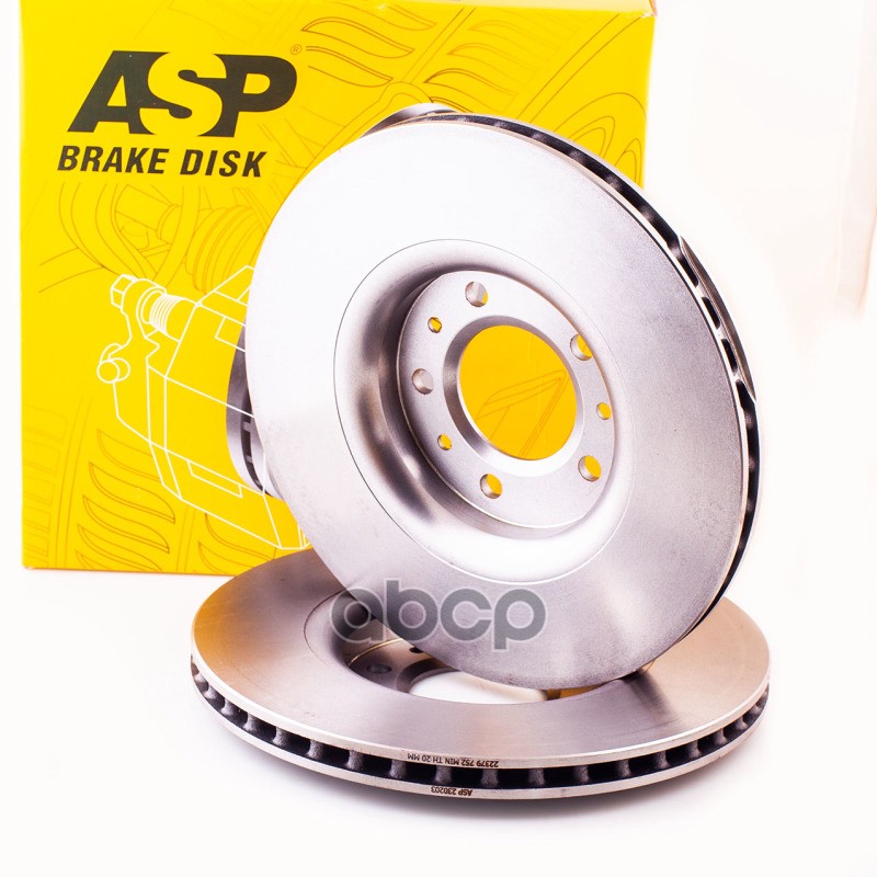 Диск тормозной  CITROEN Jumpy III / PEUGEOT Expert задний  вентилируемый D=294 ASP арт. 230203