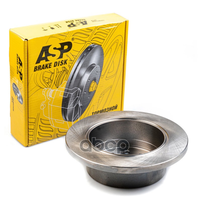 Диск тормозной Fiat Ducato (94-) 230  244  250 на заднюю ось  не вентилируемый D=280 ASP арт. 230213