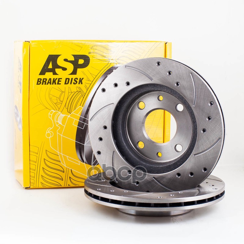 Диск тормозной LADA 2110-12 передний вент.R13 Sport ASP арт. 260207s