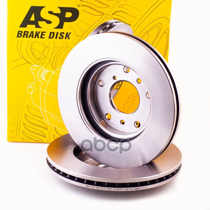 Диск тормозной  CHERY Tiggo 06-> передний  вентилируемый D=264 ASP арт. 300219