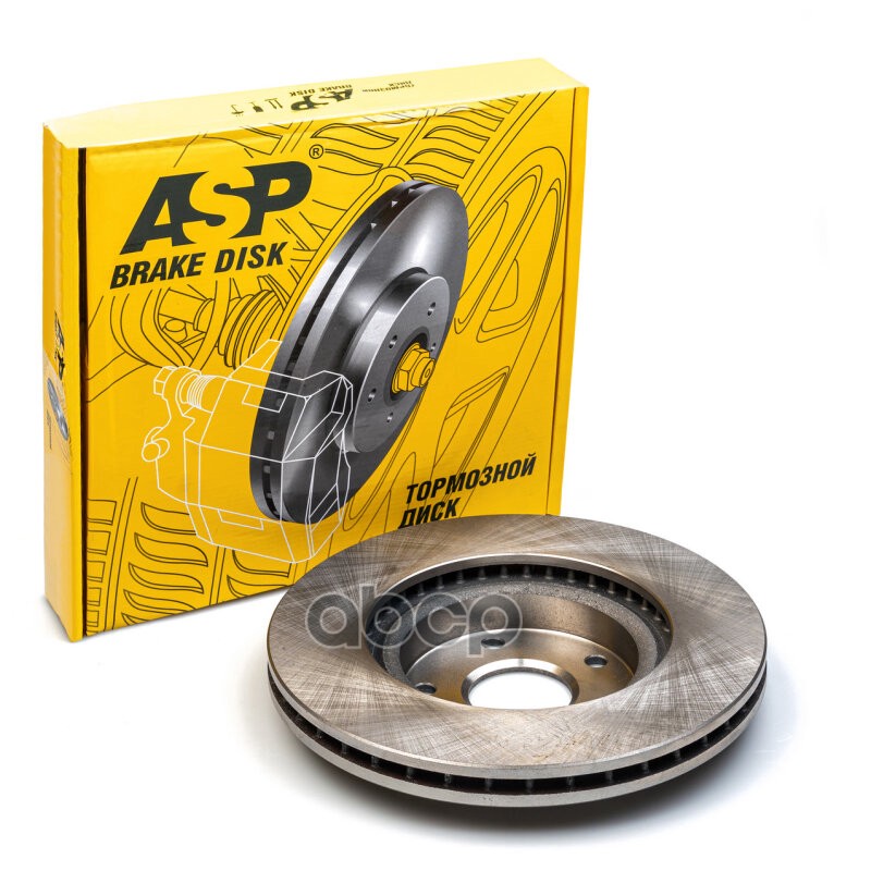 Диск тормозной Geely Coolray на переднюю ось  вентилируемый D=296 ASP арт. 300229