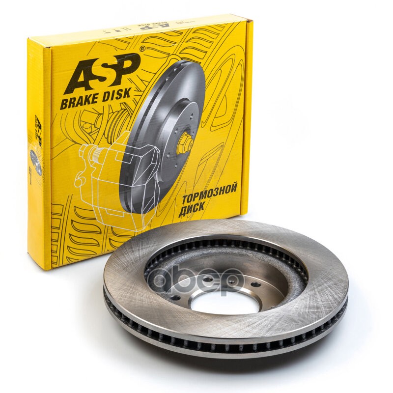 Диск тормозной MITSUBISHI Pajero IV 07> на переднюю ось  вентилируемый D=332 ASP арт. 360206