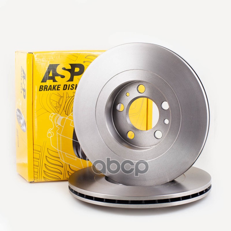 Диск тормозной передний VAG A3/Octavia/Bora/Golf IV/New Beetle ASP 410208 ASP арт. 410208
