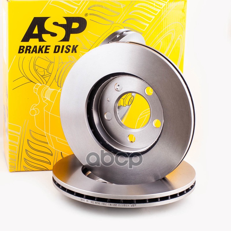 Диск тормозной  Audi A2/A3 VW Golf/Bora 1.6 96> передний  вентилируемый D=256 ASP арт. 410230