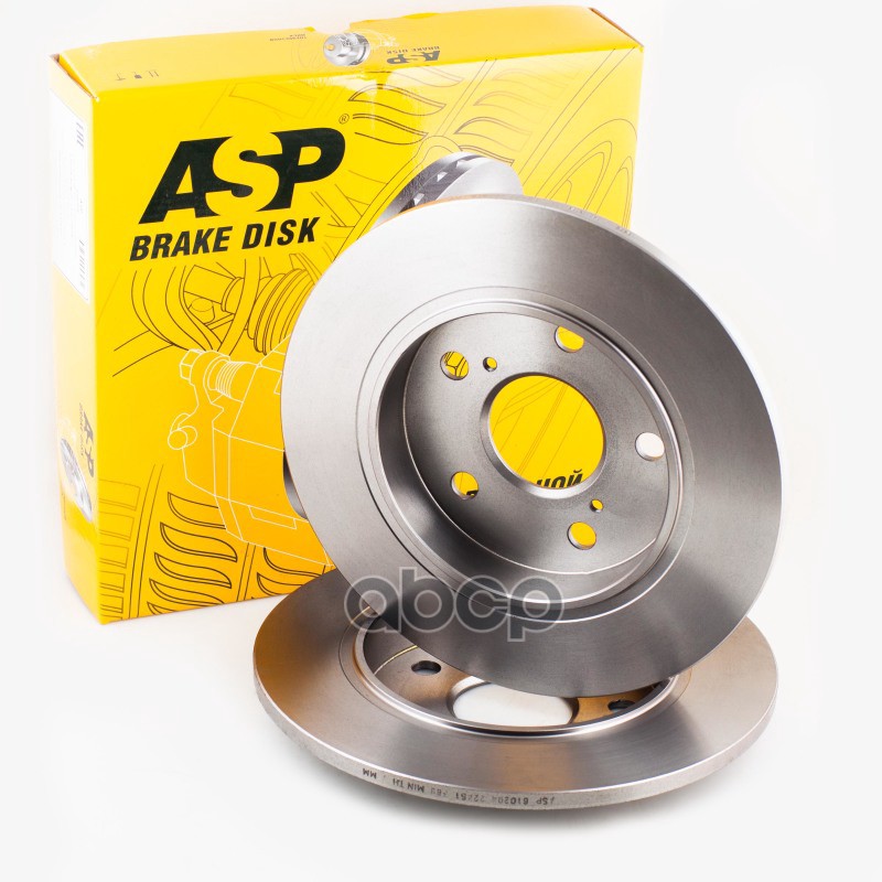 Диск тормозной  TOYOTA Auris 07->/Corolla 06-> передний D=270 ASP арт. 610204