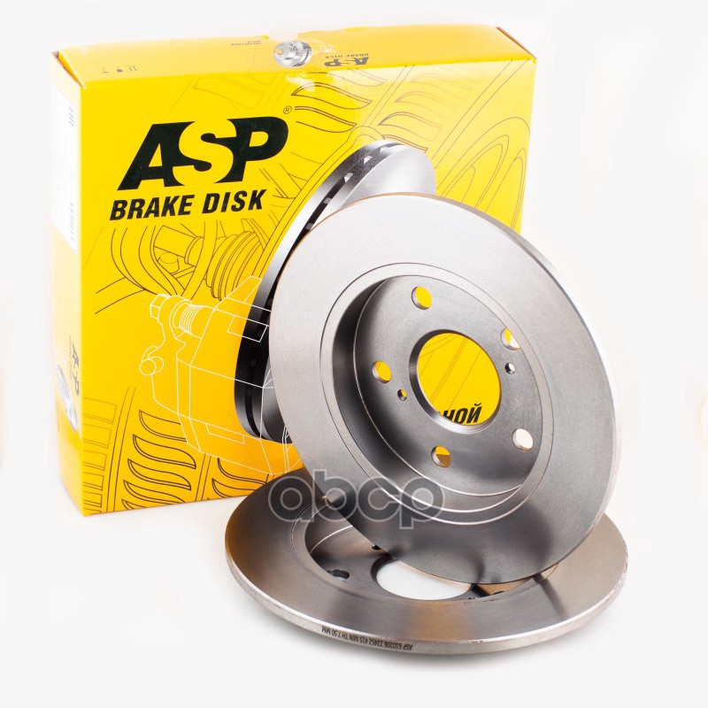 Диск тормозной  TOYOTA Auris 07->/Corolla 06-> задний D=259 ASP арт. 610206
