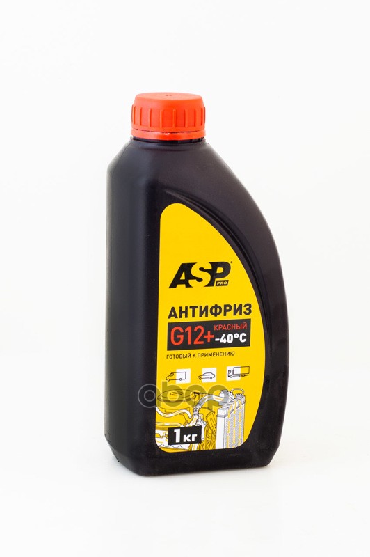Антифриз Asp G12/G12+ Готовый Красный 1 Кг ASP арт. afr1000
