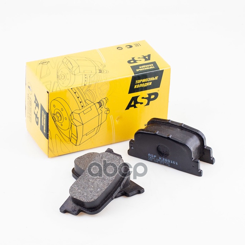 Колодки тормозные задние LIFAN SOLANO/BYD F3/GEELY VISION ASP арт. k300101