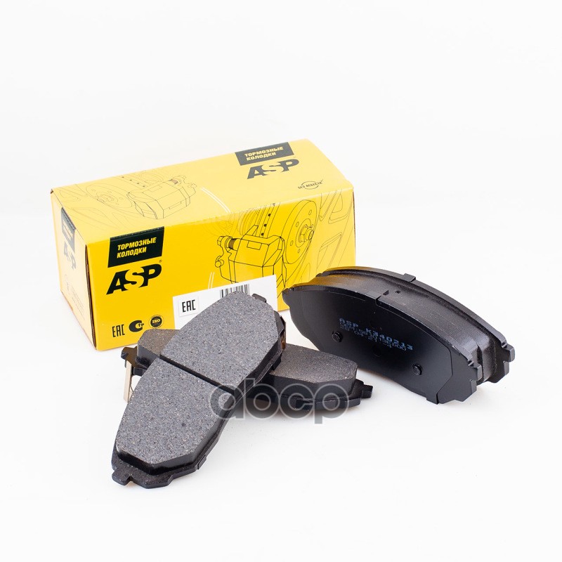 Колодки тормозные передние KIA Sorento 2.4/3.5L+CRDI 02-> ASP арт. k340213