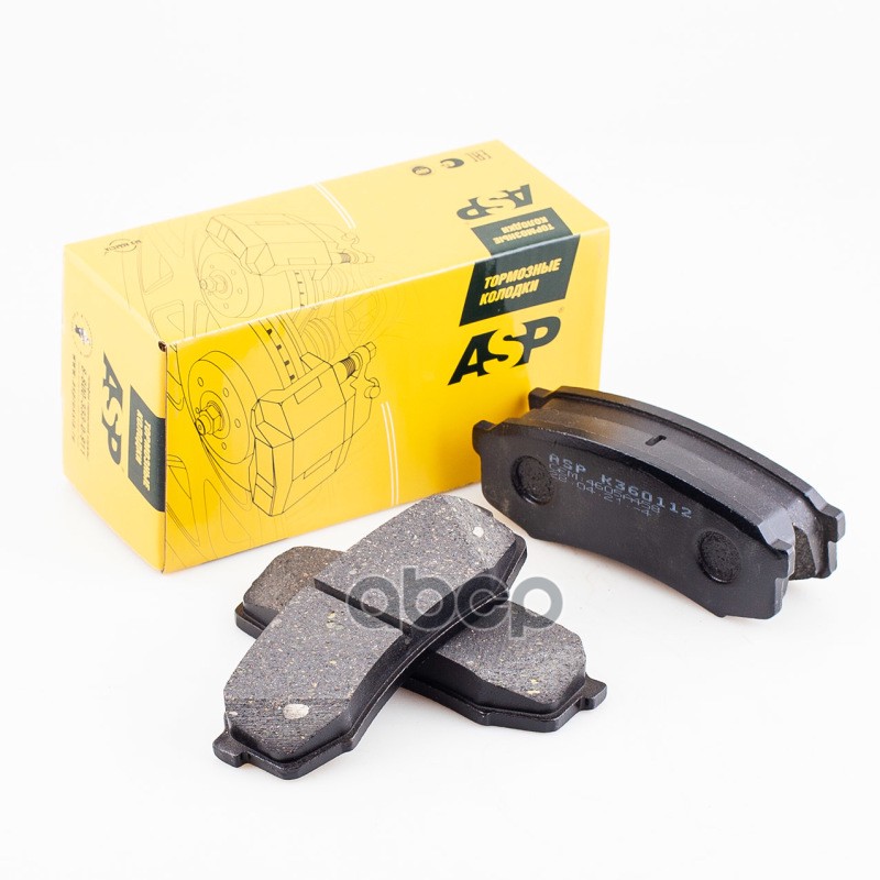 Колодки тормозные задние MITSUBISHI PAJERO IV  TOYOTA LAND CRUISER PRADO  LEXUS GX ASP арт. k360112