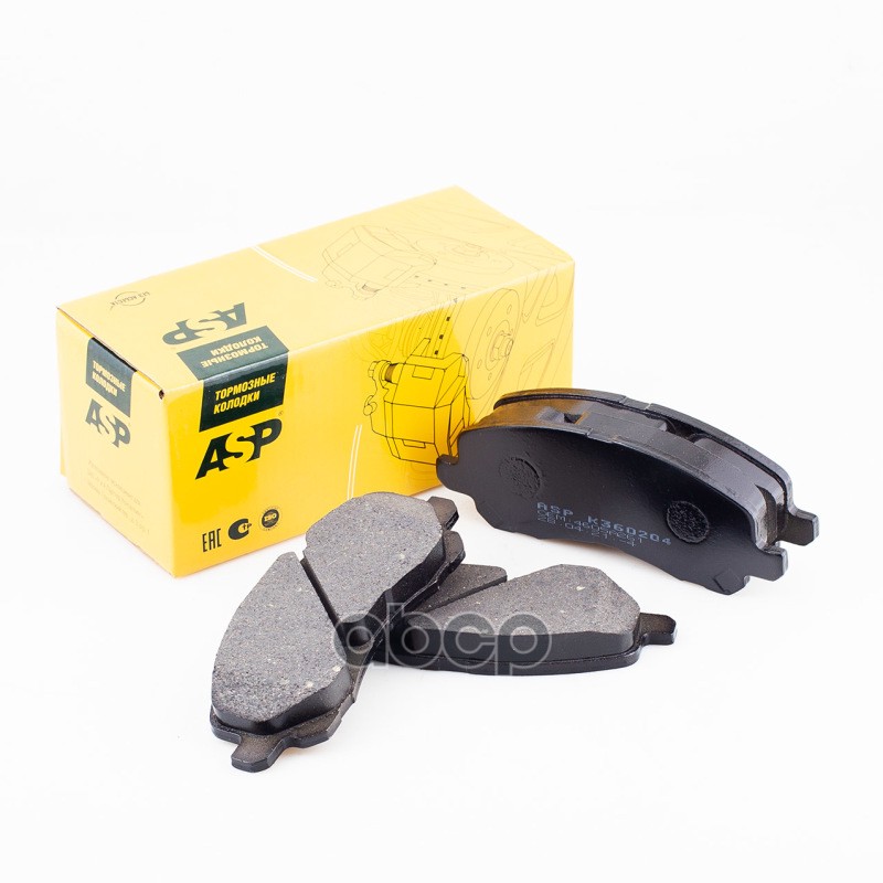 Колодки тормозные передние MITSUBISHI LANCER X (07-)  ASX(10-)  OUTLANDER (06-) ASP арт. k360204