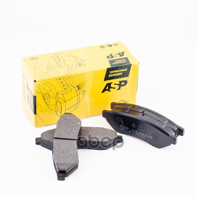 Колодки тормозные задние CHEVROLET Epica 06- ASP арт. k510115
