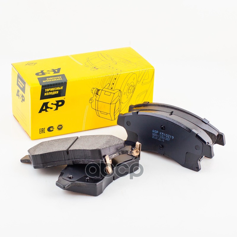 Передние  тормозные колодки Chevrolet Aveo 12-/Cruze/Orlando/Astra J R16 ASP арт. k510219