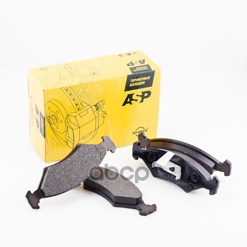 Колодки тормозные передние FORD FIESTA/FUSION ASP арт. k510222