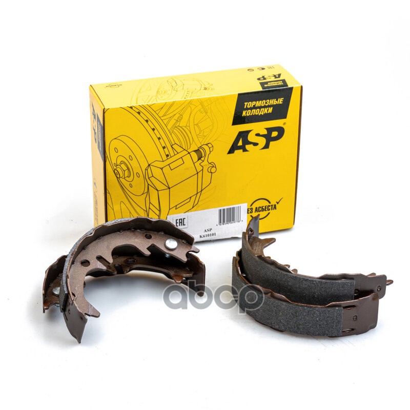 Колодки тормозные задние для а/м Toyota Camry V40/Avensis T22/Lexus RX300 <2003 ASP арт. k610101