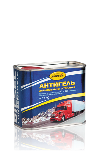 Присадка депрессорная "Антигель" для дизельного топлива (250 л), жестяная канистра 500 мл ASTROhim AC122 ASTROHIM арт. AC122