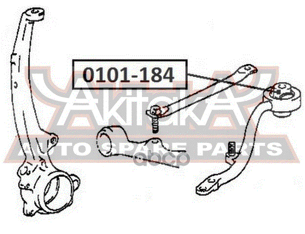 САЙЛЕНТБЛОК КОСОГО РЫЧАГА ASVA арт. 0101184