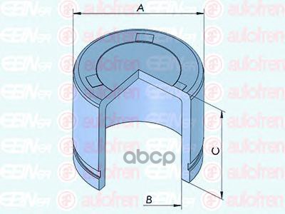 Поршень суппорта перед KIA SOUL 09-/CEED 06-/NISSAN JUKE 10-/TEANA J31/J32 03- 57mm AUTOFREN SEINSA арт. D025322