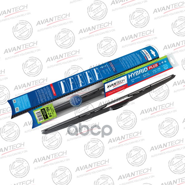 Щетка Стеклоочистителя Гибридная 600Мм (24'') AVANTECH арт. HL24