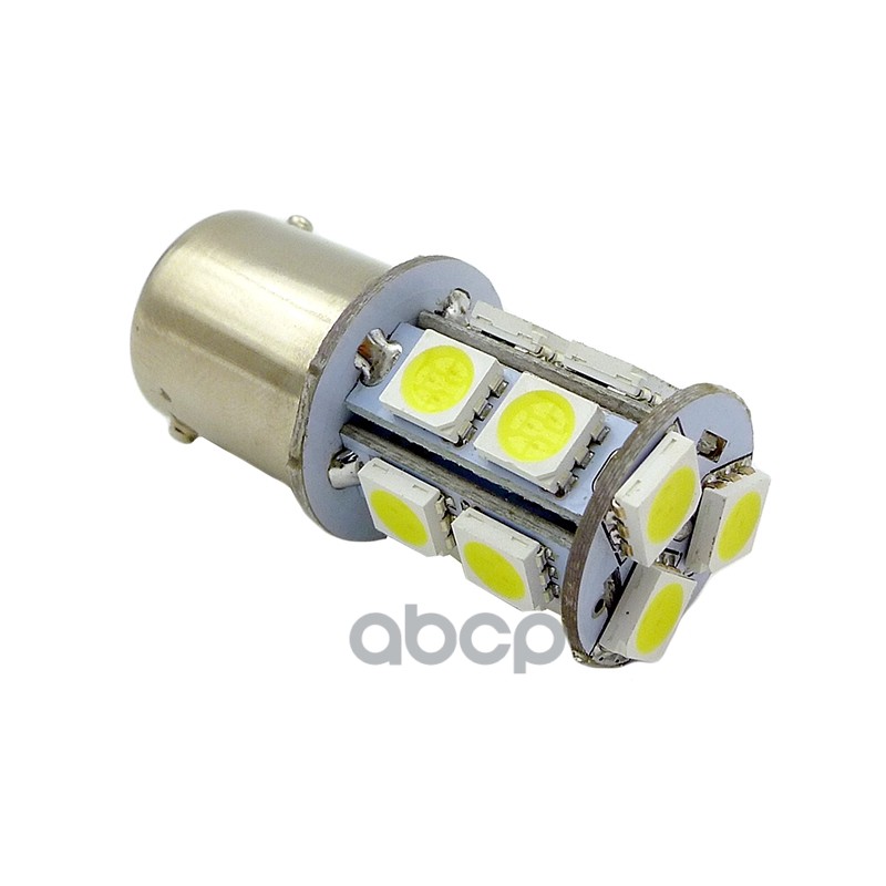 Лампа светодиодная S022B T15/белый/(BAY15D) 13SMD 5050 12V 2 contact, 2 шт. AVS A07183S AVS арт. A07183S