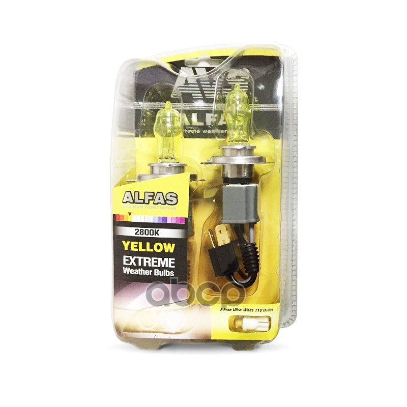 Лампа Газонаполненная H4 12V 75/85W Avs Alfas Extreme Weather Кт.2+2Т-10 (2800К) Avs A07230s AVS арт. A07230S