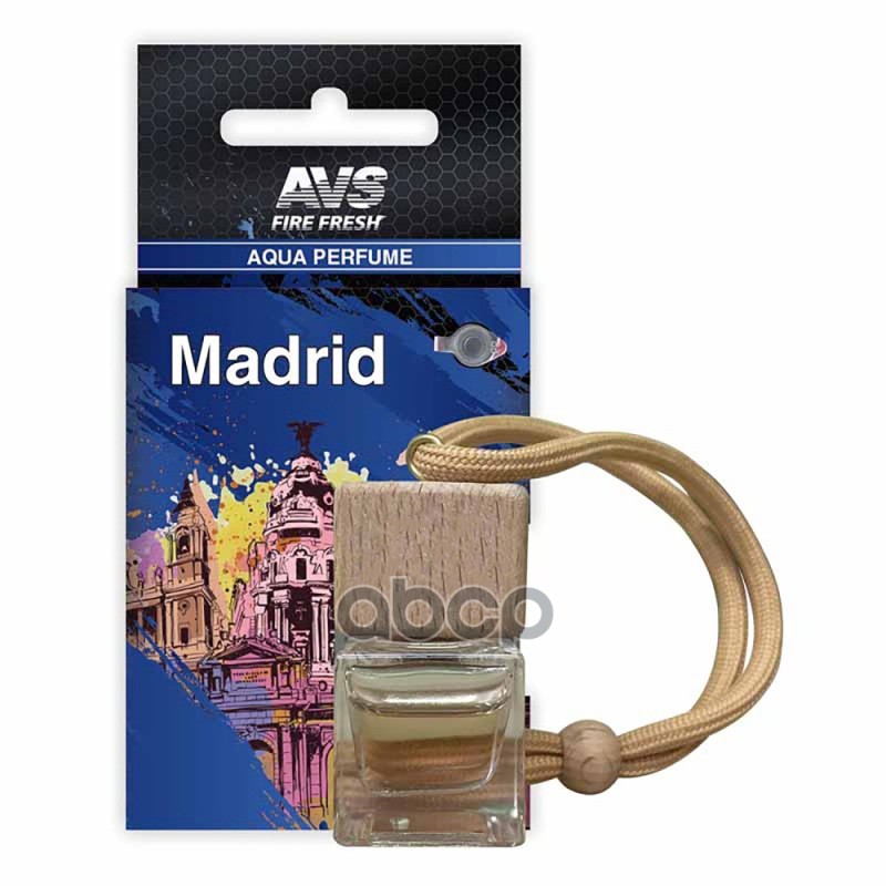 Ароматизатор Avs Aqp-01 Aqua Perfume (Аром. Invictusнепокоренный) (Жидкостный) Spain Madrid A40476s AVS арт. A40476S
