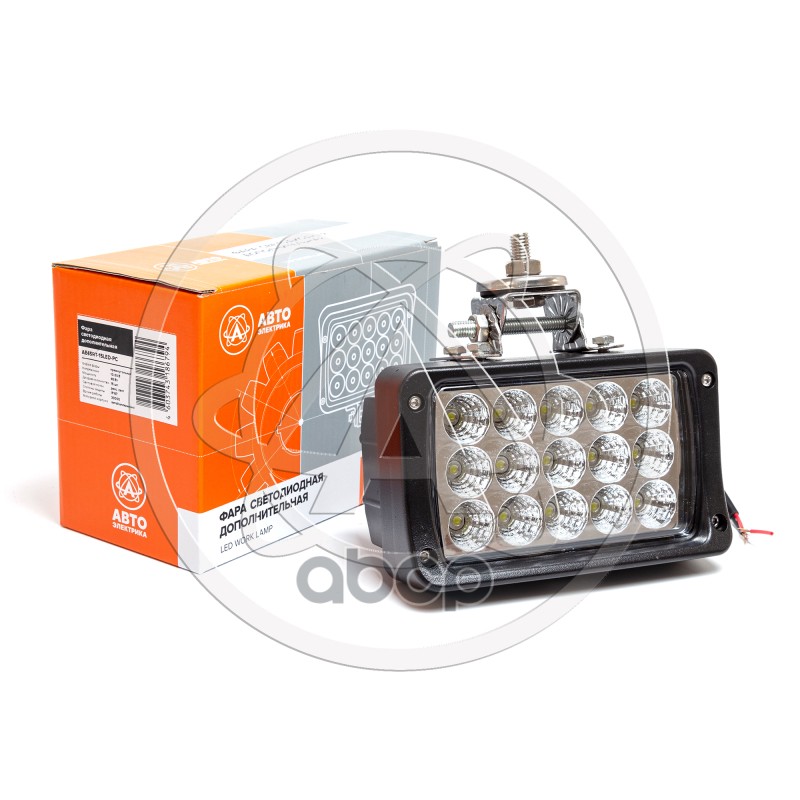 Фара Светодиодная Прямоуг., Рассеян. Свет, 15 Диодов 45W (1587694), 12/24V Avtoelectrica Ae45rt-15Led-Pc AVTOELECTRICA арт. A...