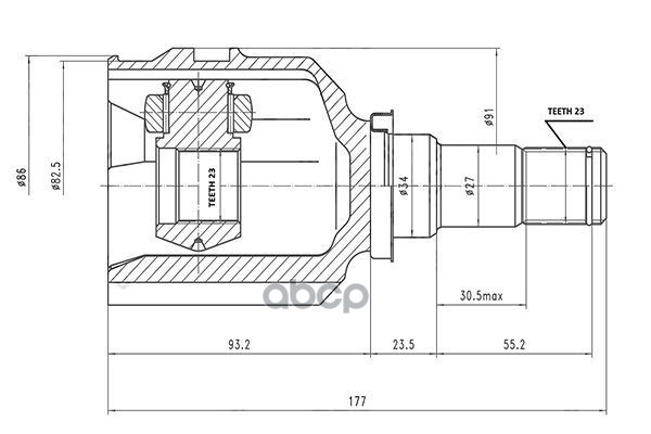 Шрус AYWIparts арт. AW1520974