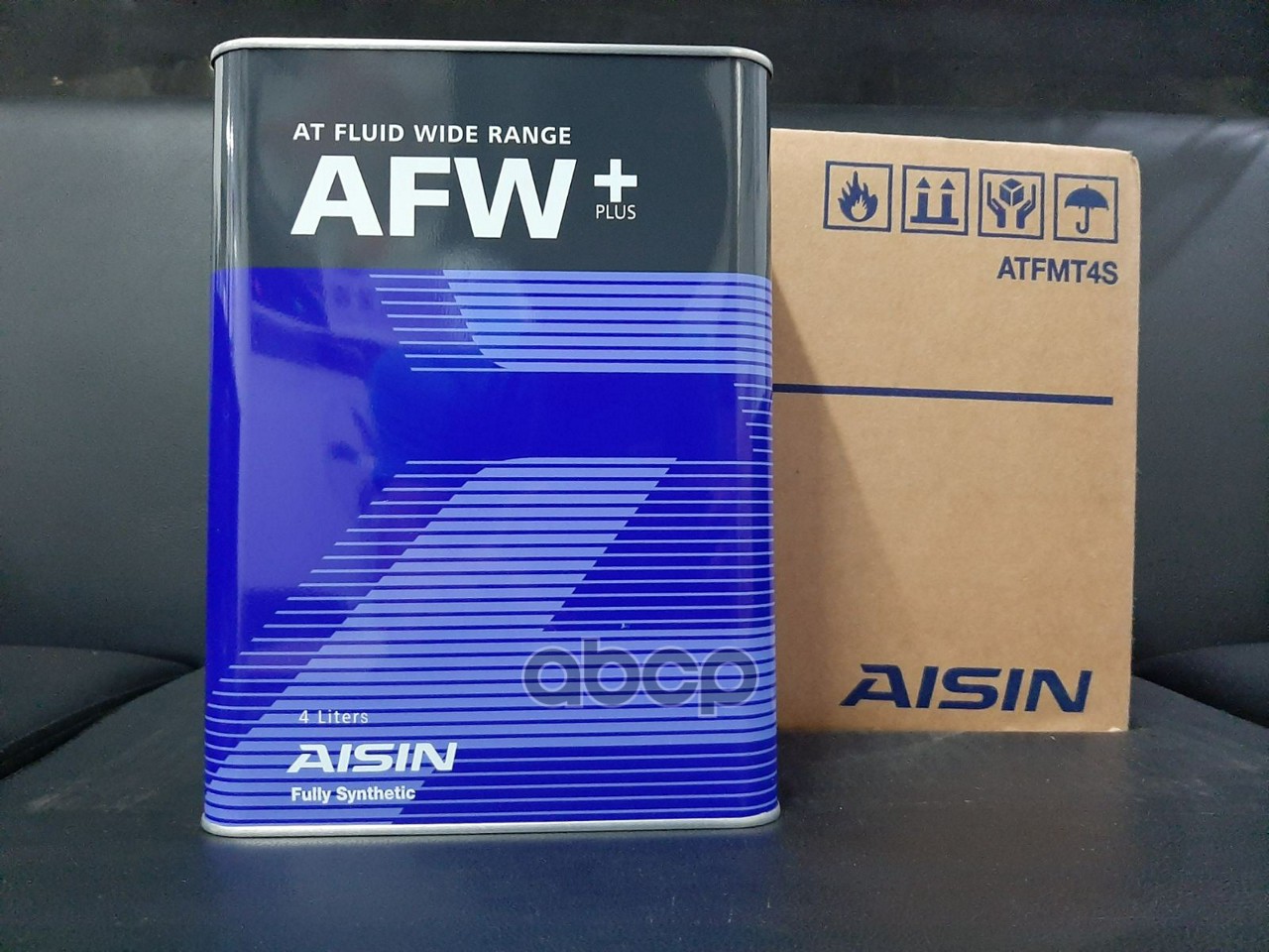 Масло трансмиссионное ATF Wide Range AFW+ 4л Aisin арт. ATFMT4S