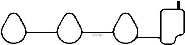 Прокладка впускного коллектора AJUSA 13140500 Ajusa арт. 13140500