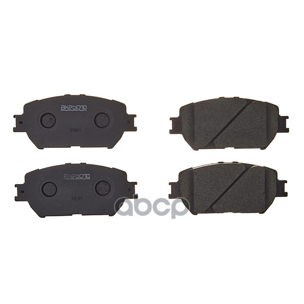 Колодки тормозные дисковые передние ПОДХОДЯТ ДЛЯ TOYOTA CAMRY (V30) 2.4, 3.0 AN-671K Akebono арт. AN-671K