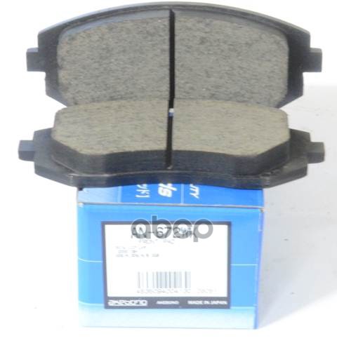 Колодки тормозные дисковые передние  Impreza, Forester, Legacy AN-672WK Akebono арт. AN-672WK