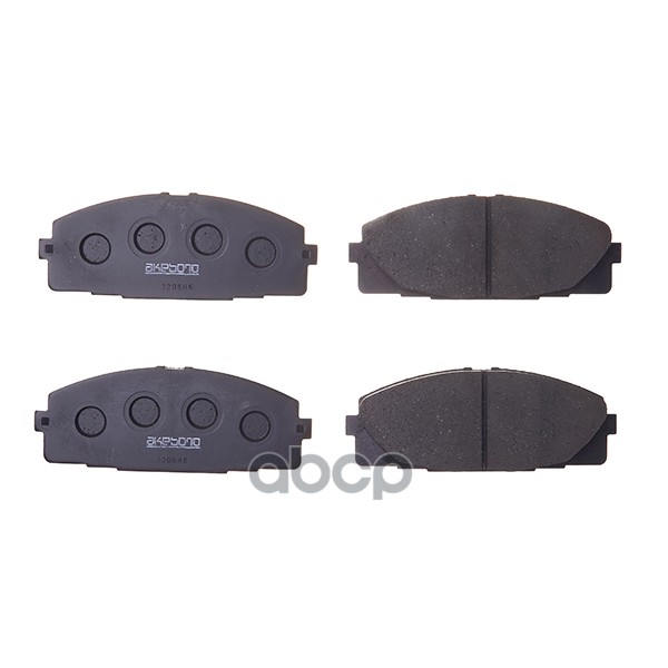 Колодки тормозные (Спереди) Toyota Hiace 82-20 / Grand Hiace 99-02 Akebono арт. AN-707K