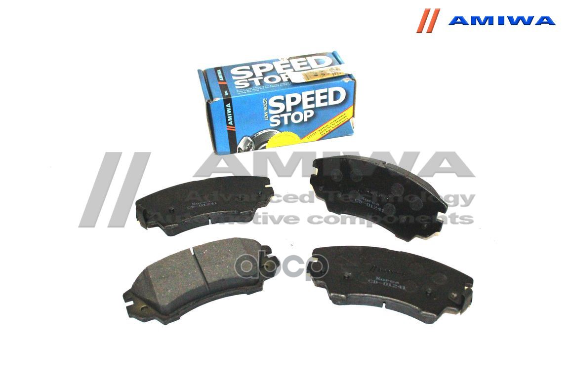 Колодки Тормозные Дисковые Передние Speed Stop Cd01241 Amiwa арт. CD01241