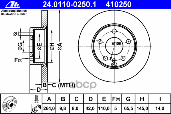 Диск Тормозной Задн, Opel: Astra G Наклонная Задняя Часть 1.6 16V/1.8 16V/2.0 16V/2.0 16V Opc/2.0 Di/2.0 Dti 16V/2.0 Opc/2.2 ...
