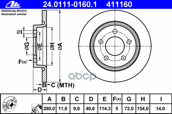 Диск Тормозной Задн, Mazda: 3 2.0/2.0 Mzr-Cd/2.3 Mps/2.3 Mzr/2.3 Mzr Sport 03-09, 3 2.2 Mzr Cd/2.3 Mps Turbo 09-, 3 Седан 2.0...