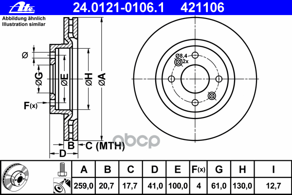 Диск Тормозной Передн, Dacia: Logan 1.2 16V/1.2 16V Lpg/1.4/1.4 Mpi Lpg/1.5 Dci/1.5 Dci/1.5 Dci/1.5 Dci/1.6/1.6 16V/1.6 16V F...